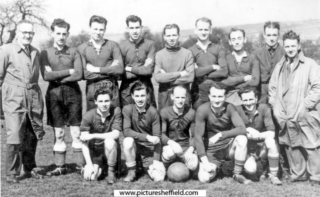 Football team from Sheffield Wholesale House (W H Smith and Son Ltd)