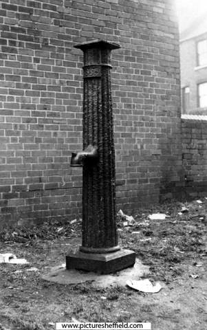 Grimesthorpe Village Pump (dated 1836), Upwell Street 