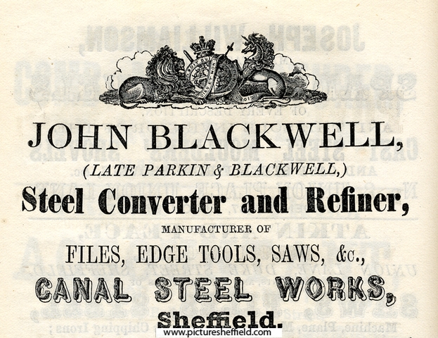 John Blackwell, steel convertor and refiner, Canal Steel Works (unidentified location)