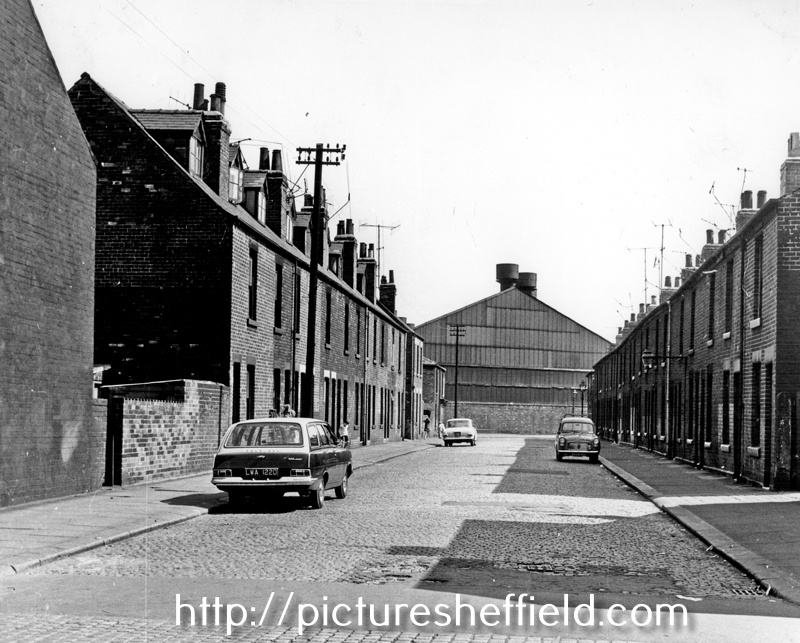 Dane Street from Alfred Road looking towards Don Road and River Don