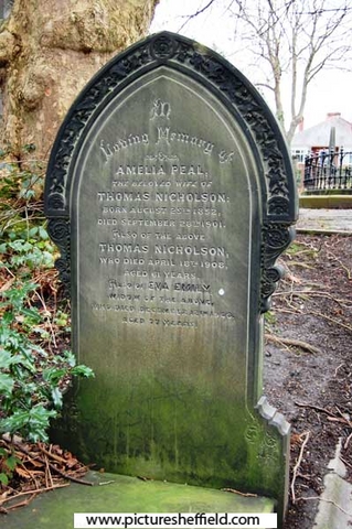 Nicholson Memorial, Sheffield General Cemetery