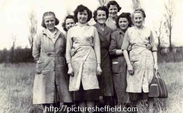 Women workers during World War Two from Firth Vickers, Sheffield