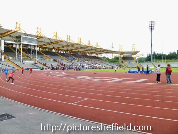 Don Valley Stadium. Sheffield Area Junior Schools Sports Day event.