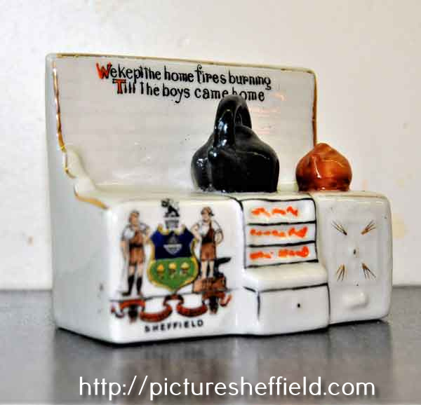 Crested ware - World War One - We kept the home fires burning until the boys came home