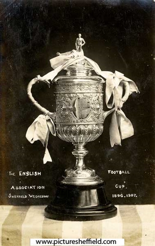 'English Football Association Cup, Sheffield Wednesday,1896.1907' [sic]