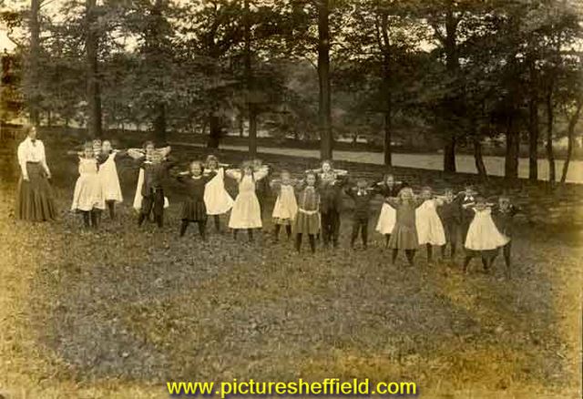 Whiteley Wood Open Air School (also known as Whiteley Wood Open Air Recovery School): physical exercises