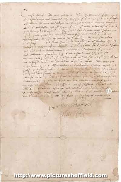 Mary Queen of Scots, signed letter the Laird of Barnbarrock