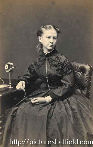 Edith Hoole (later Edith Wightman) (1850 - 1943), c1860s