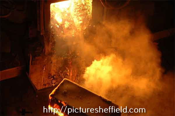 Stocksbridge (Outokumpu) Steelworks - final melt