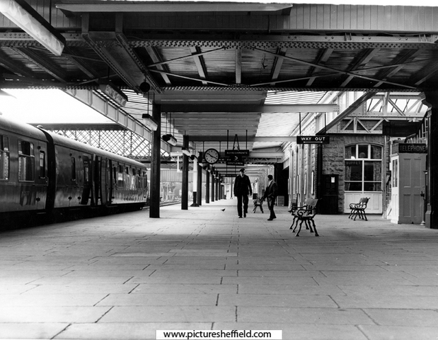 Platform 5, Sheffield Midland railway station, Sheaf Street 