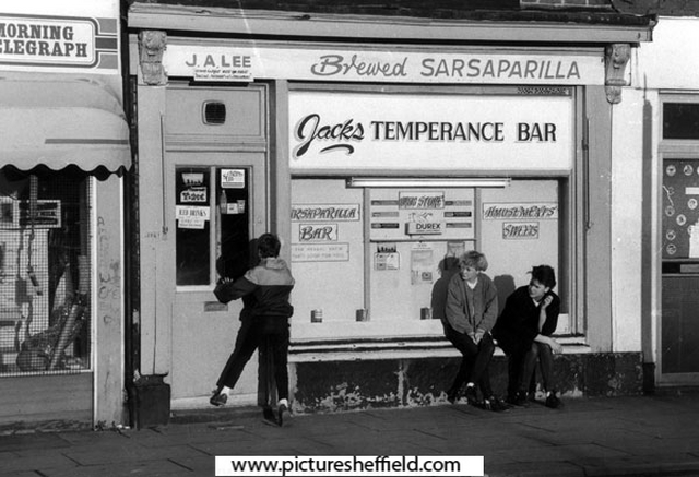 Jack's Temperance bar, No.358 Langsett Road