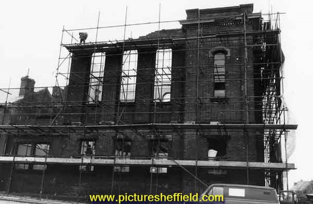 Demolition of Ebenezer Wesleyan Reform Church, Bramall Lane