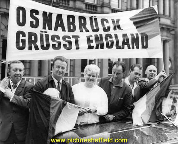 Football World Cup 1966: Visitors from Osnabruck, West Germany