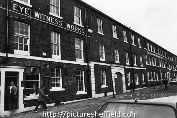 Taylor's Eye Witness Ltd, cutlery and plate manufacturers, Eye Witness Works, Milton Street