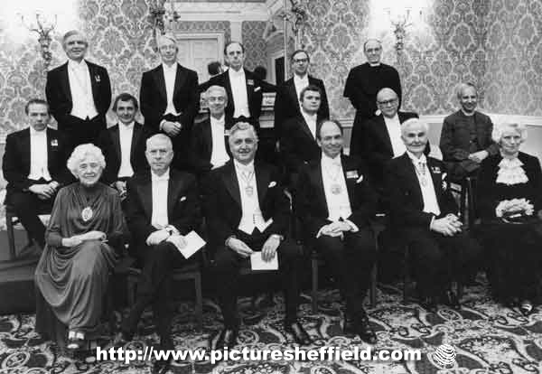Principal guests at the Cutlers Feast, Cutlers Hall, Church Street