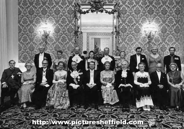 Principal guests at the Cutlers Forfeit Feast, Cutlers Hall, Church Street