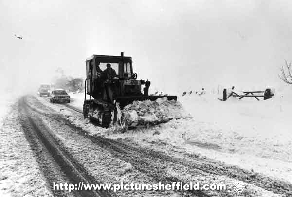 Snow clearing in Sheffield