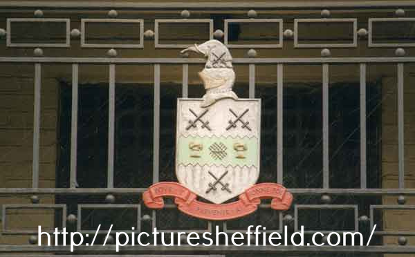 Coat of Arms, Cutlers Hall, Church Street