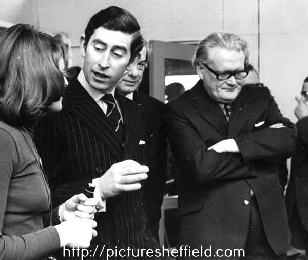 Prince Charles at the Maud Maxfield School for the Deaf, Ringinglow Road