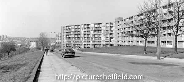 South Street showing Park Hill flats