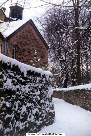 Tapton Walk between Manchester Road and Fulwood Road, in the snow