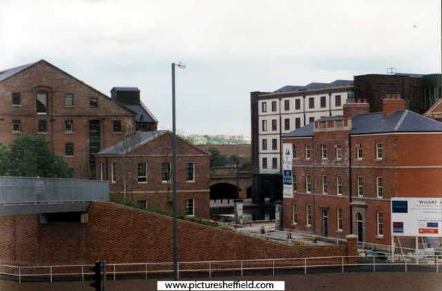 Victoria Quays Festival, 6/7/8 May 1995, official reopening of canal basin to public, view taken from Park Square