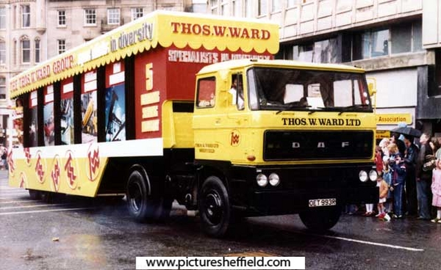 Thomas W. Ward float, Lord Mayor's Show, c. 1980