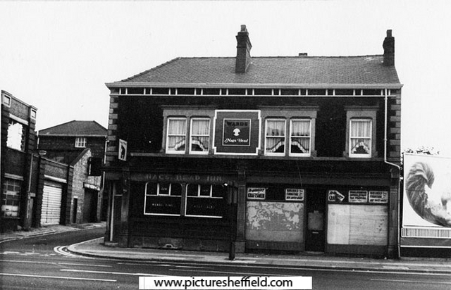 Nags Head public house, No. 325 Shalesmoor and junction with Matthew Street