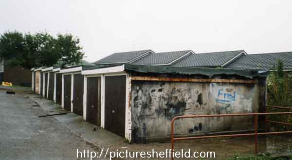 Garages, possibly Phillips Road, Loxley