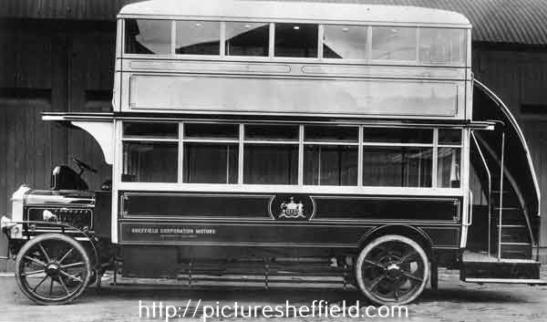 Sheffield Corporation Motors double decker bus