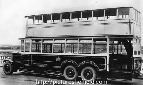 Sheffield Corporation Motors double decker bus No.131