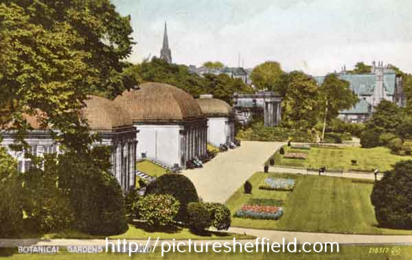 Botanical Gardens showing (left) The Pavilions