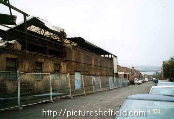 Demolition of Clark's Foundry, Washford Road, Attercliffe