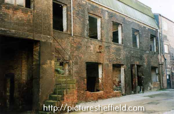 Unidentified derelict buildings