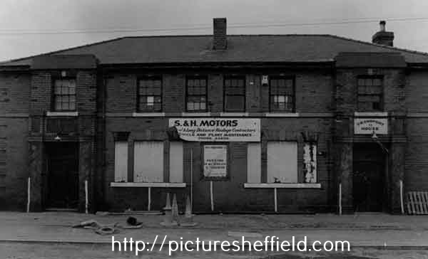 S. and H. Motors (formerly the Fisherman's Rest public house), haulage contractors, No.93 Tinsley Park Road