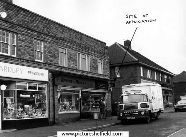 No. 80, William Wardley, grocers and No. 78 L. and R. Heath, newsagent, Buchanan Road, Parson Cross