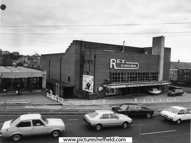 Rex Cinema, Mansfield Road.  30th December 1980.