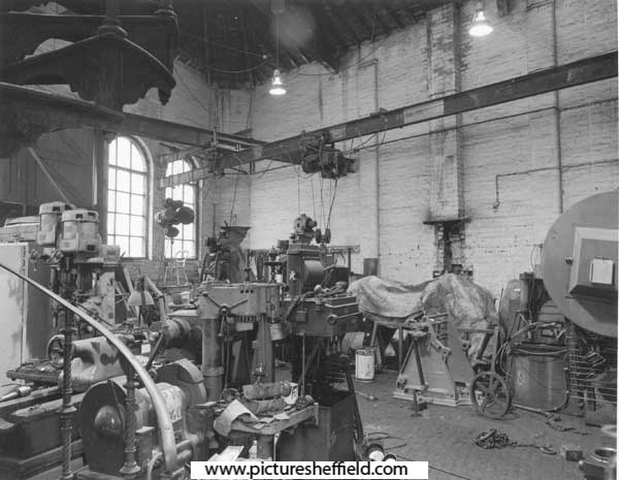 Unidentified factory interior, probably at Attercliffe