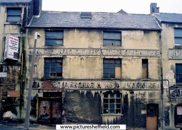 Former premises of John Watts Ltd., cutlery manufacturers, Lambert Works, Lambert Street