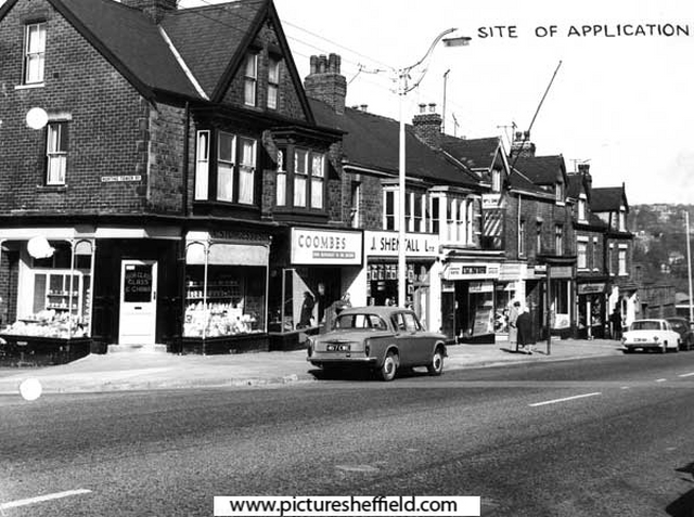 Ecclesall Road, Nos. 884 - 898, and junction with Huntingtower Road