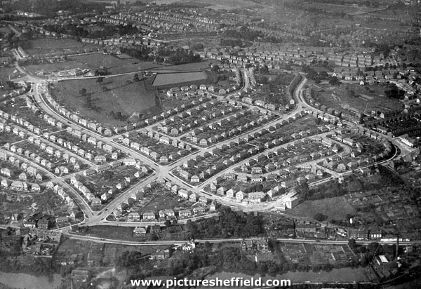Wisewood Estate aerial view