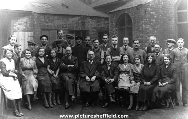 Group of employees at unidentified works