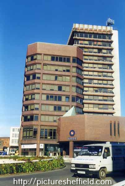 Redvers House and the Amalgamated Engineering and Electrical Union building, Furnival Gate