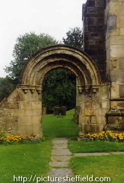 Arch at Beauchief Abbey, off Abbey Lane