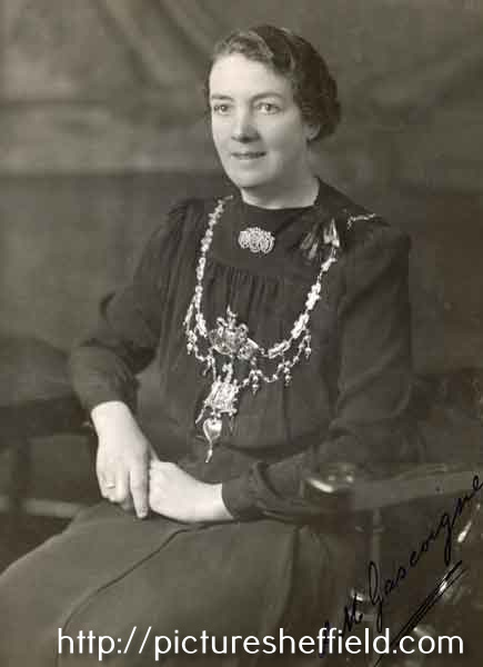 Mrs A. M. Gascoigne, JP., Lady Mayoress, 1945-1946