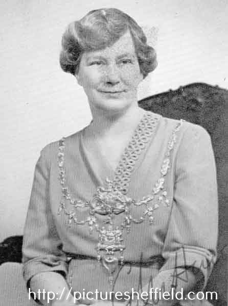 Mrs Hawson, Lady Mayoress, 1950-1951