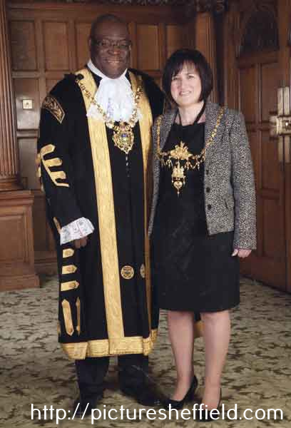Councillor John Campbell, Lord Mayor and Ms Catherine Taylor, Lady Mayoress, 2012-2013