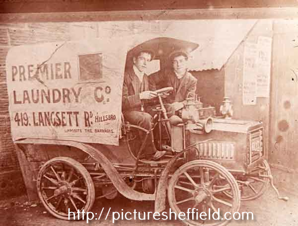 Lorry of the Premier Laundry Company, No. 419 Langsett Road