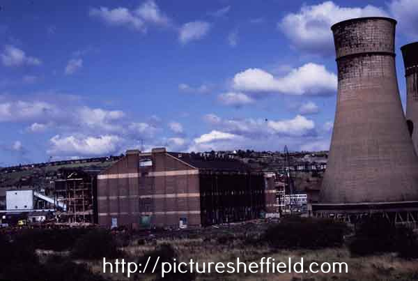 Cooling towers of Blackburn Meadows Power Station, Tinsley