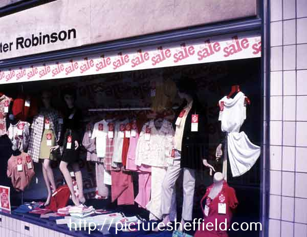 Sale time at Peter Robinson Ltd., department store, Nos. 51 - 57 High Street